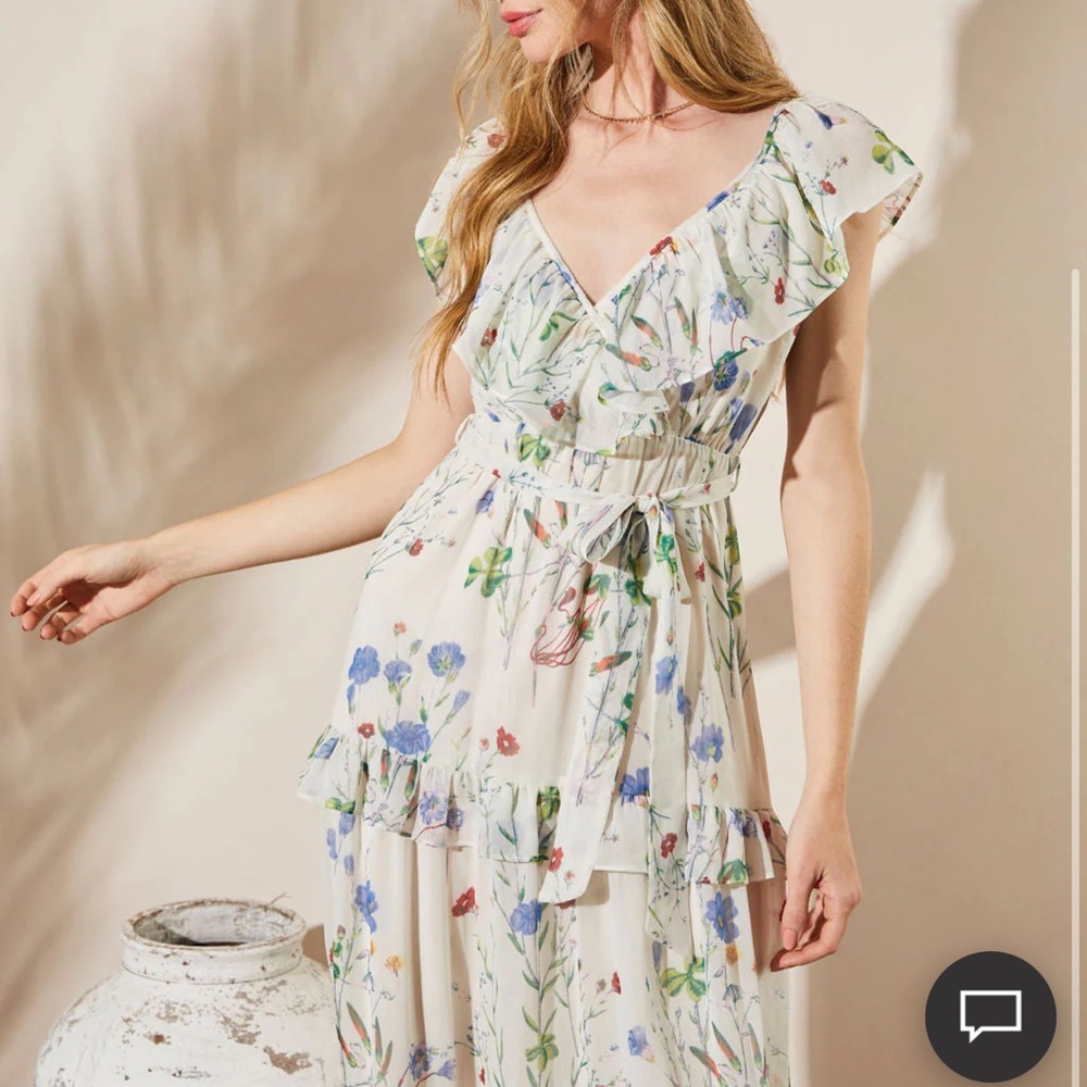 Maxi Floral Spring Maxi Dress 🌿